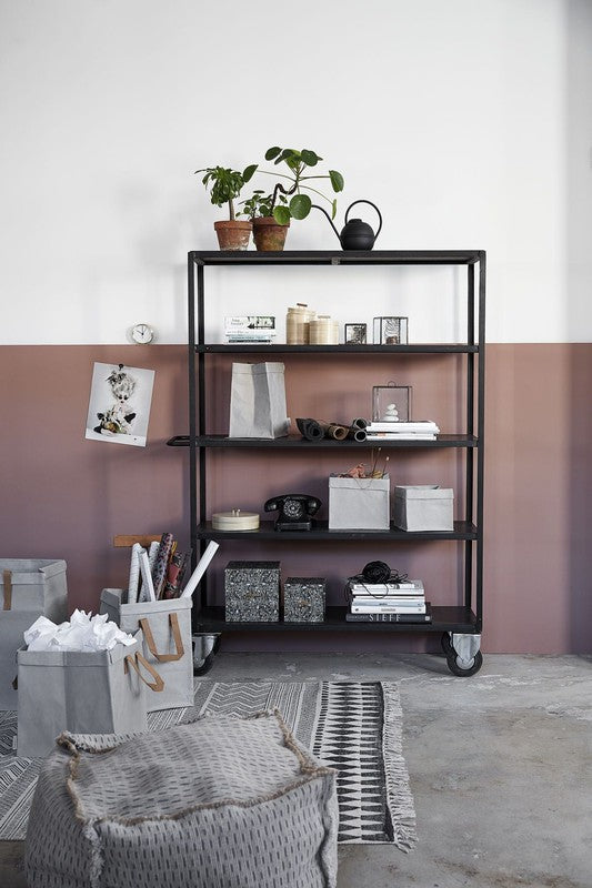 House Doctor Rolling Bookcase - Unoliving.com