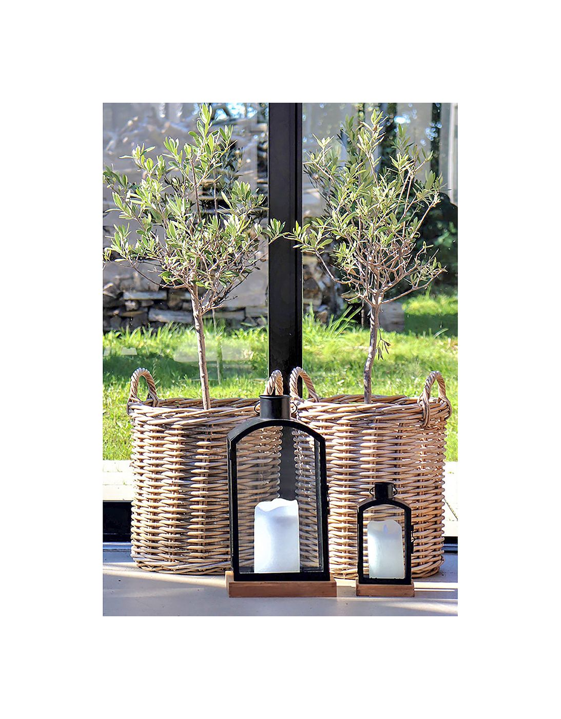 Indo Kurve i Cubu Rattan s/2, Natur - Unoliving.com