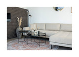 Lido Lounge Sofa m. 4 puder, højrevendt, Beige - Unoliving.com