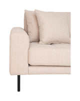 Lido Lounge Sofa m. 4 puder, højrevendt, Beige - Unoliving.com