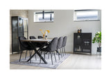 Toulon Spisebord, røget olieret eg, bølget kant 200x95 - Unoliving.com