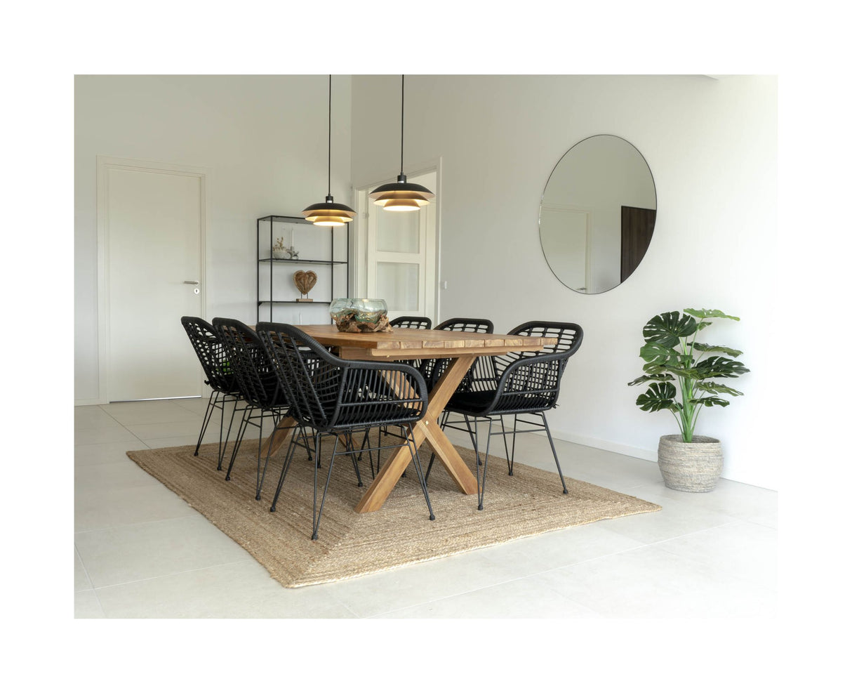 Trieste Havestol, Sort polyrattan - Unoliving.com