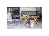 Trieste Havestol, Sort polyrattan - Unoliving.com