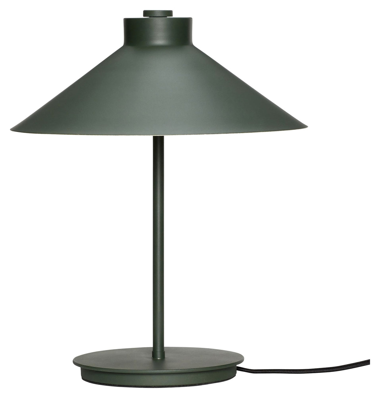 Hübsch Shape Bordlampe, metal, mørkegrøn - Unoliving.com