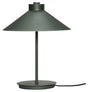 Hübsch Shape Bordlampe, metal, mørkegrøn - Unoliving.com