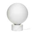 Hübsch Sphere Gulvlampe m. marmor, Hvid - Unoliving.com