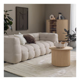 Hudson 3-pers Sofa, Beige bouclé