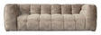 Hudson Sofa - beige m. sorte ben - Unoliving.com