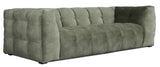 Hudson Sofa - mørk grøn m. sorte ben - Unoliving.com