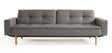 Dublexo Stem Sovesofa m. armlæn, Twist/Charcoal - Unoliving.com