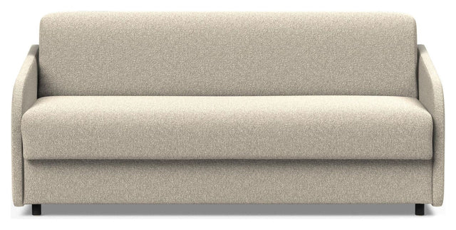 Eivor 140 Sovesofa, Springmadras, Bouclé/Beige - Unoliving.com