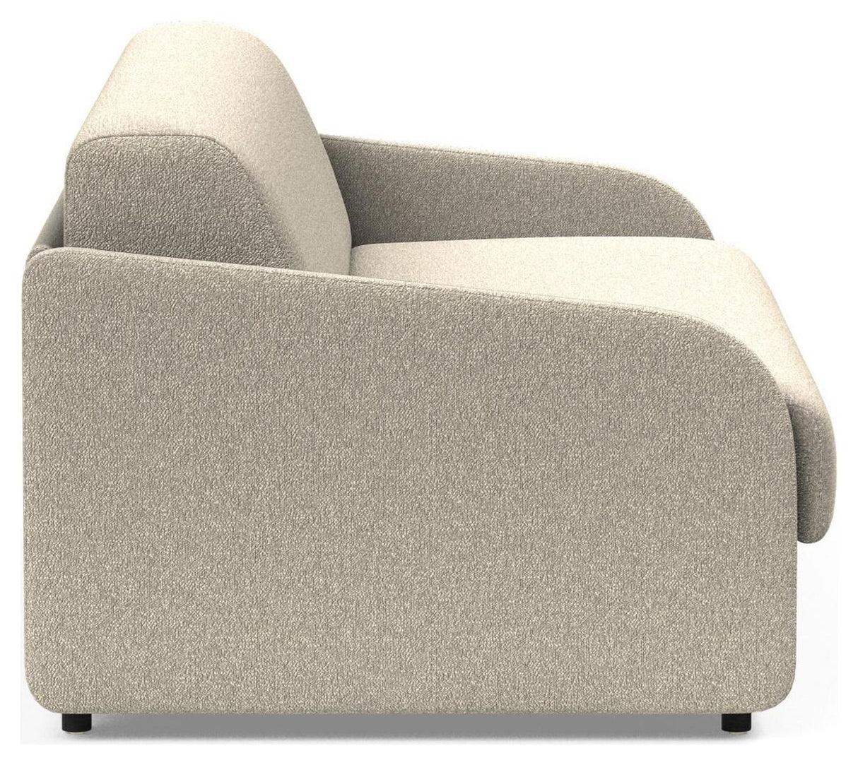 Eivor 160 Sovesofa, Springmadras, Bouclé/Beige - Unoliving.com