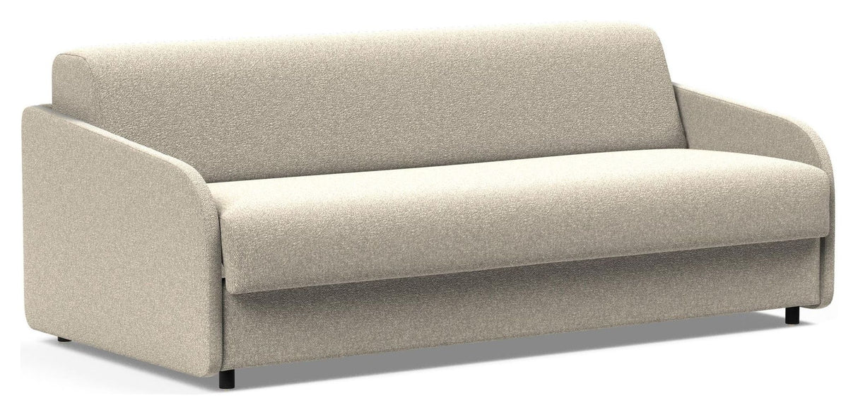 Eivor 160 Sovesofa, Springmadras, Bouclé/Beige - Unoliving.com