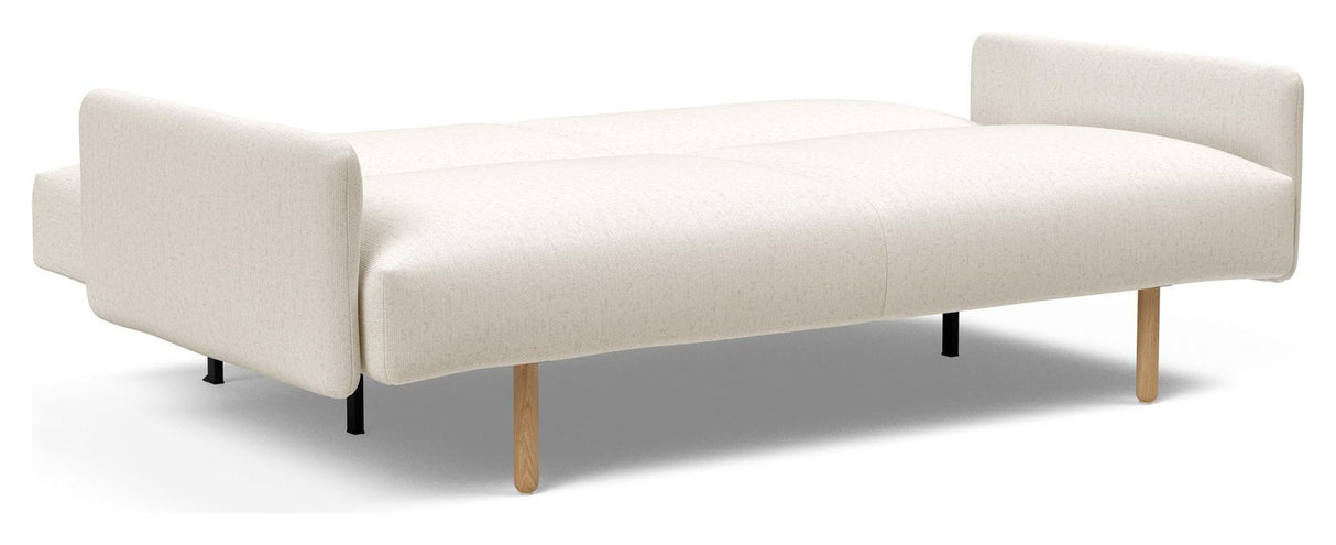 Frode Stem Sovesofa m. armelæn, Off White Bouclé - Unoliving.com