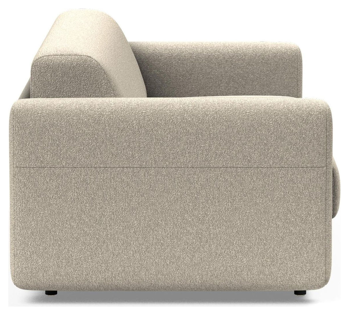 Killian 160 Sovesofa, Springmadrs, Bouclé/Beige - Unoliving.com