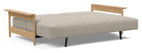 Malloy Wood Sovesofa, Kenya Gravel - Unoliving.com