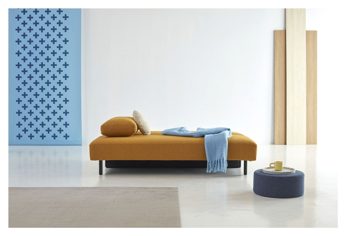 Merga Sovesofa, Bouclé/Ochre - Unoliving.com