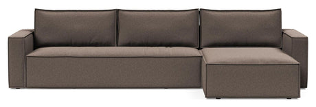 Newilla Sovesofa m. chaiselong, Corduroy Ivory - Unoliving.com