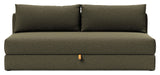 Osvald Sovesofa, Bouclé/Forest Green - Unoliving.com