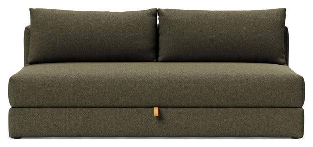 Osvald Sovesofa, Bouclé/Forest Green - Unoliving.com