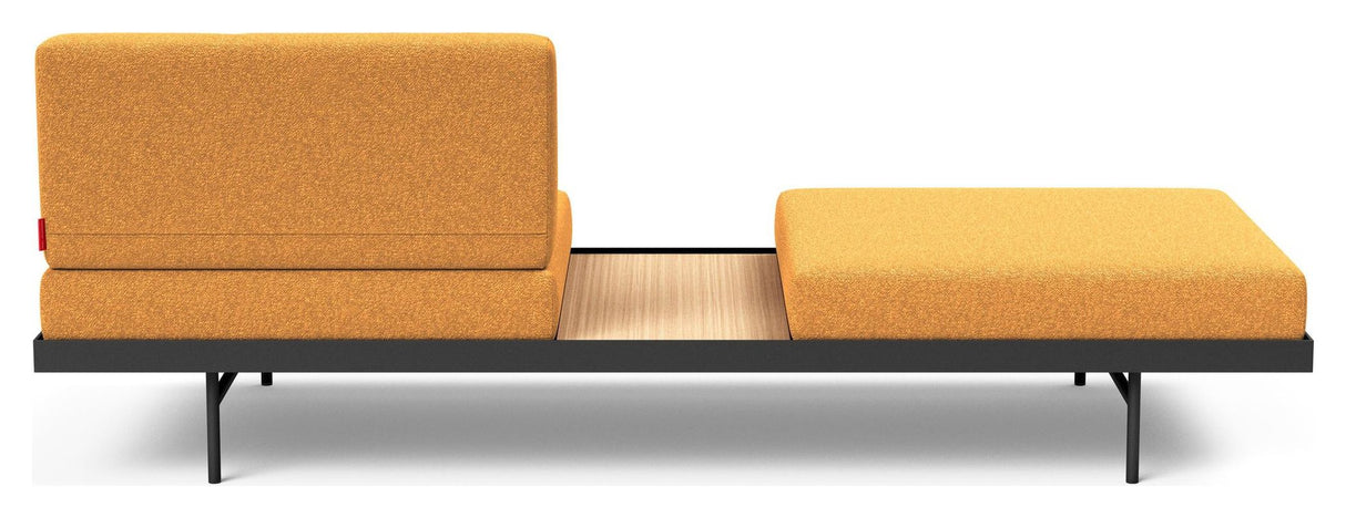 Puri Daybed m. ege bord, Bouclé/Ochre - Unoliving.com