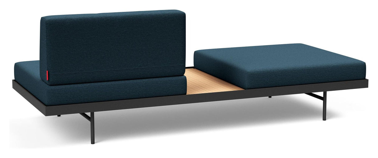 Puri Daybed m. ege bord, Argus/Navy Blue - Unoliving.com