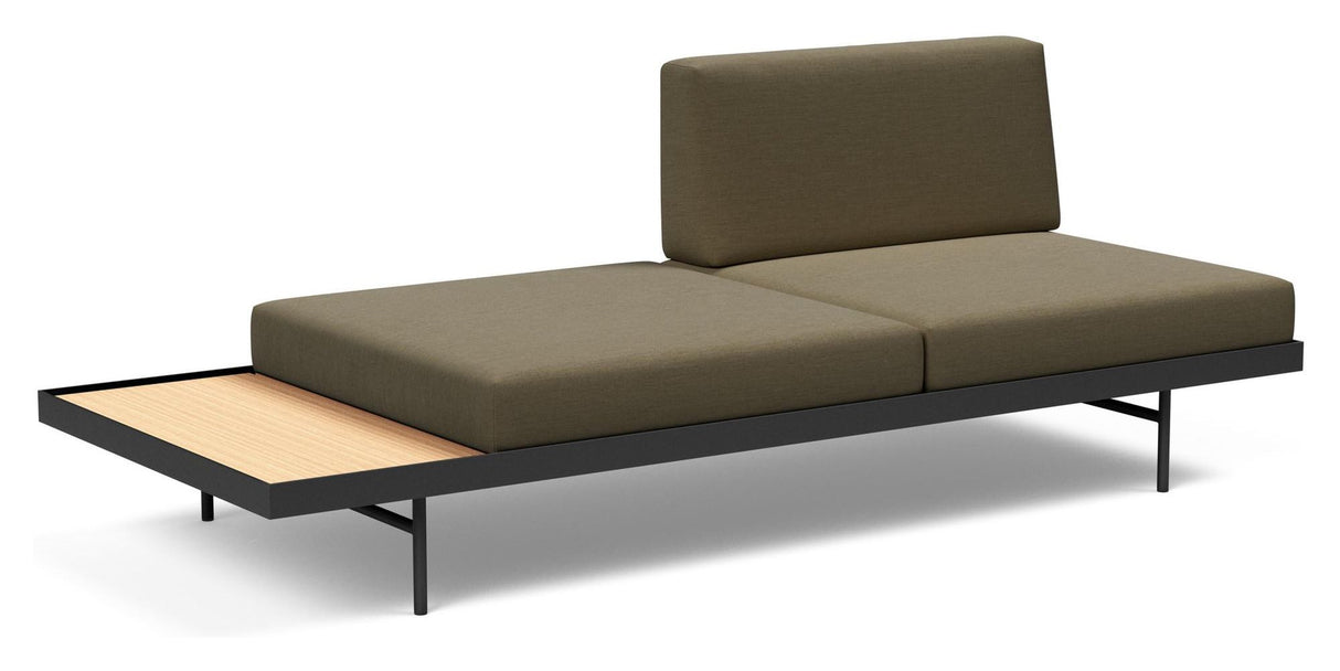 Puri Daybed m. ege bord, Oliven - Unoliving.com