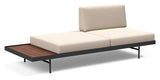 Puri Daybed m. valnødde bord, Natural