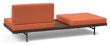 Puri Daybed m. valnødde bord, Argus/Rust - Unoliving.com