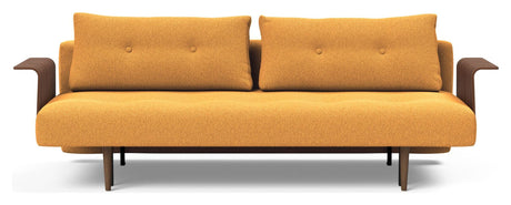 Recast Plus Sovesofa Dark Styletto m. armelæn, Bouclé/Ochre - Unoliving.com