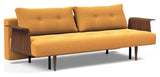 Recast Plus Sovesofa Dark Styletto m. armelæn, Bouclé/Ochre - Unoliving.com