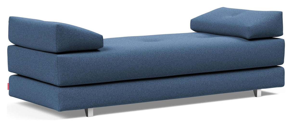 Sigmund Alu Sovesofa, Bouclé/Blue - Unoliving.com