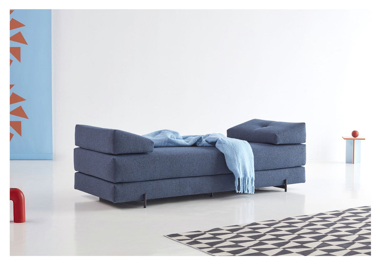 Sigmund Indu Sovesofa, Bouclé/Blue - Unoliving.com