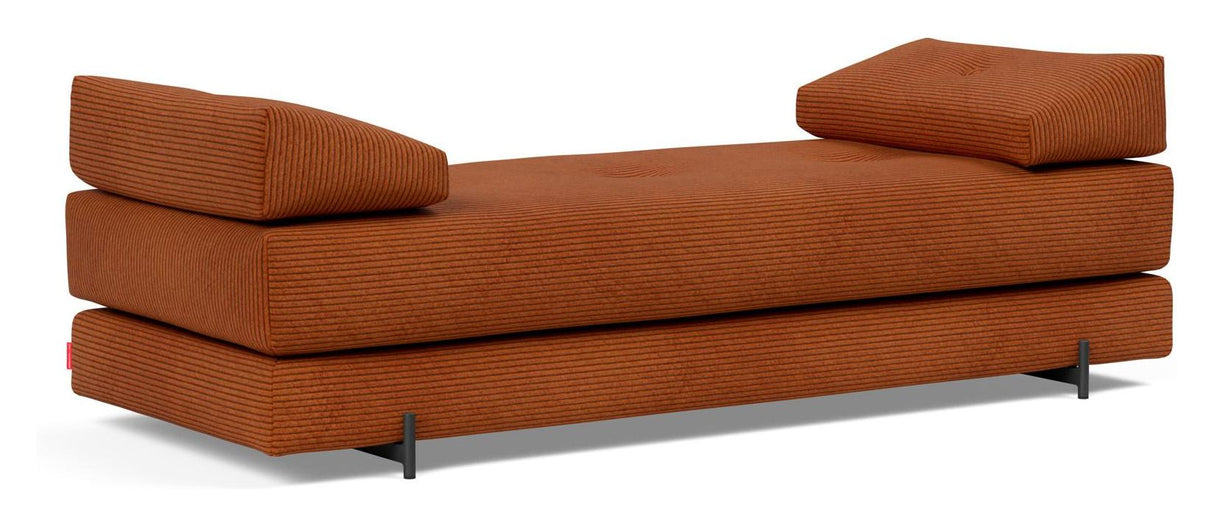 SIGMUND INDU Sovesofa, Corduroy/Burnt Orange - Unoliving.com