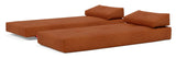 SIGMUND INDU Sovesofa, Corduroy/Burnt Orange - Unoliving.com