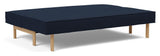 Sly Wood Sovesofa, Mixed Dance/Blue - Unoliving.com