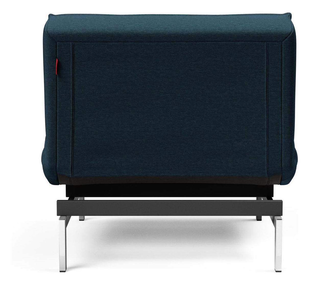 Splitback Chrome Loungestol, Argus/Navy Blue - Unoliving.com