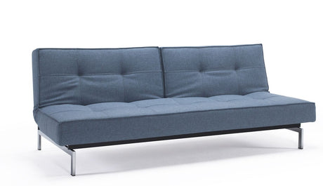 Splitback Chrome Sovesofa, Mixed Dance/Light Blue - Unoliving.com