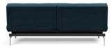 Splitback Chrome Sovesofa, Argus/Navy Blue - Unoliving.com