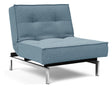 Splitback Chrome Stol, Mixed Dance/Light Blue - Unoliving.com