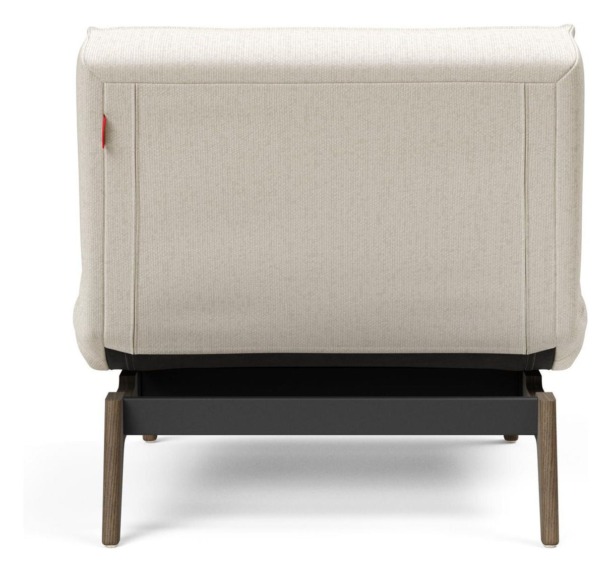 Splitback Eik Loungestol, Røget eg, Offwhite Bouclé - Unoliving.com