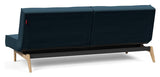 Splitback Eik Sovesofa, Eg, Argus/Navy Blue - Unoliving.com