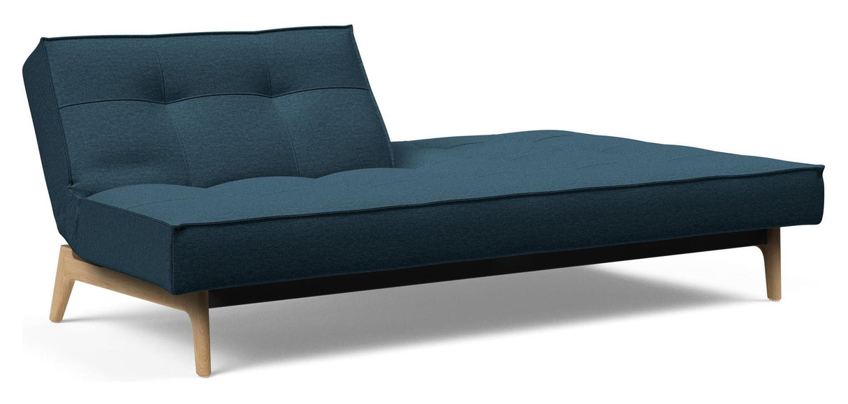 Splitback Eik Sovesofa, Eg, Argus/Navy Blue - Unoliving.com