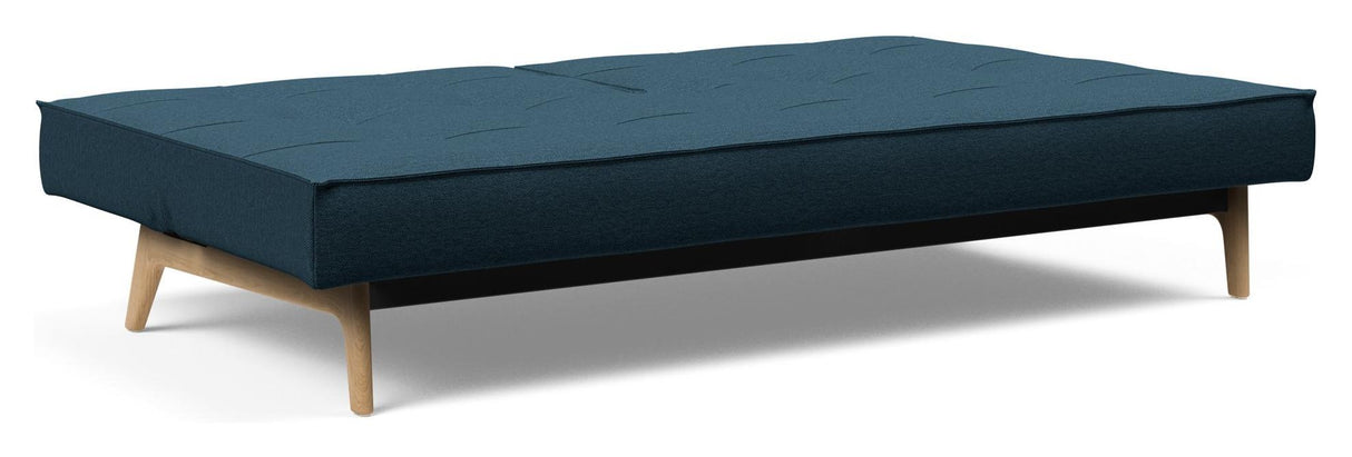 Splitback Eik Sovesofa, Eg, Argus/Navy Blue - Unoliving.com