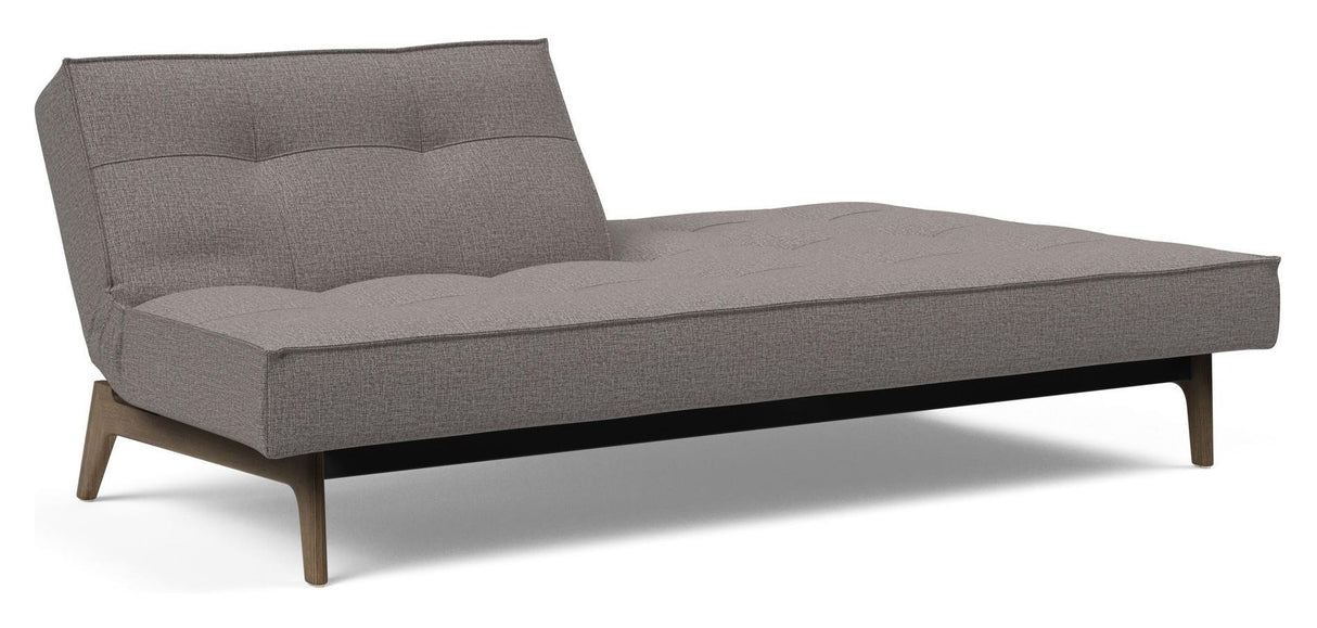 Splitback Eik Sovesofa, Røget eg, Mixed Dance/Grey - Unoliving.com