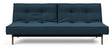 Splitback Eik Sovesofa, Røget eg, Argus/Navy Blue - Unoliving.com