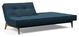 Splitback Eik Sovesofa, Røget eg, Argus/Navy Blue - Unoliving.com