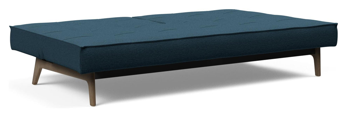 Splitback Eik Sovesofa, Røget eg, Argus/Navy Blue - Unoliving.com