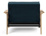 Splitback Frej Loungestol, Eg, Argus/Navy Blue - Unoliving.com