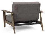 Splitback Frej Loungestol, Røget eg, Mixed Dance/Grey - Unoliving.com